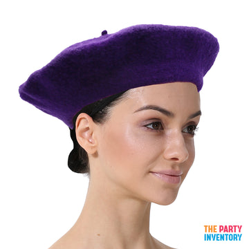 Purple Beret Hat