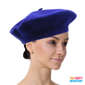 Blue Beret Hat