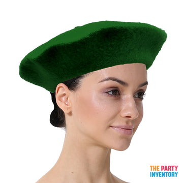 Dark Green Beret Hat