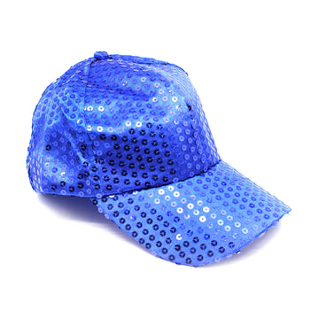 Sequin Baseball Cap (Blue)