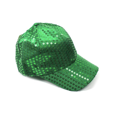 Sequin Baseball Cap (Green)