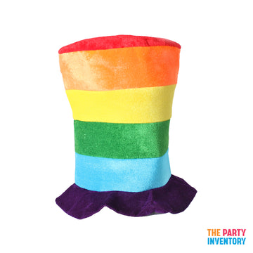 Rainbow Stripe Fabric Hat