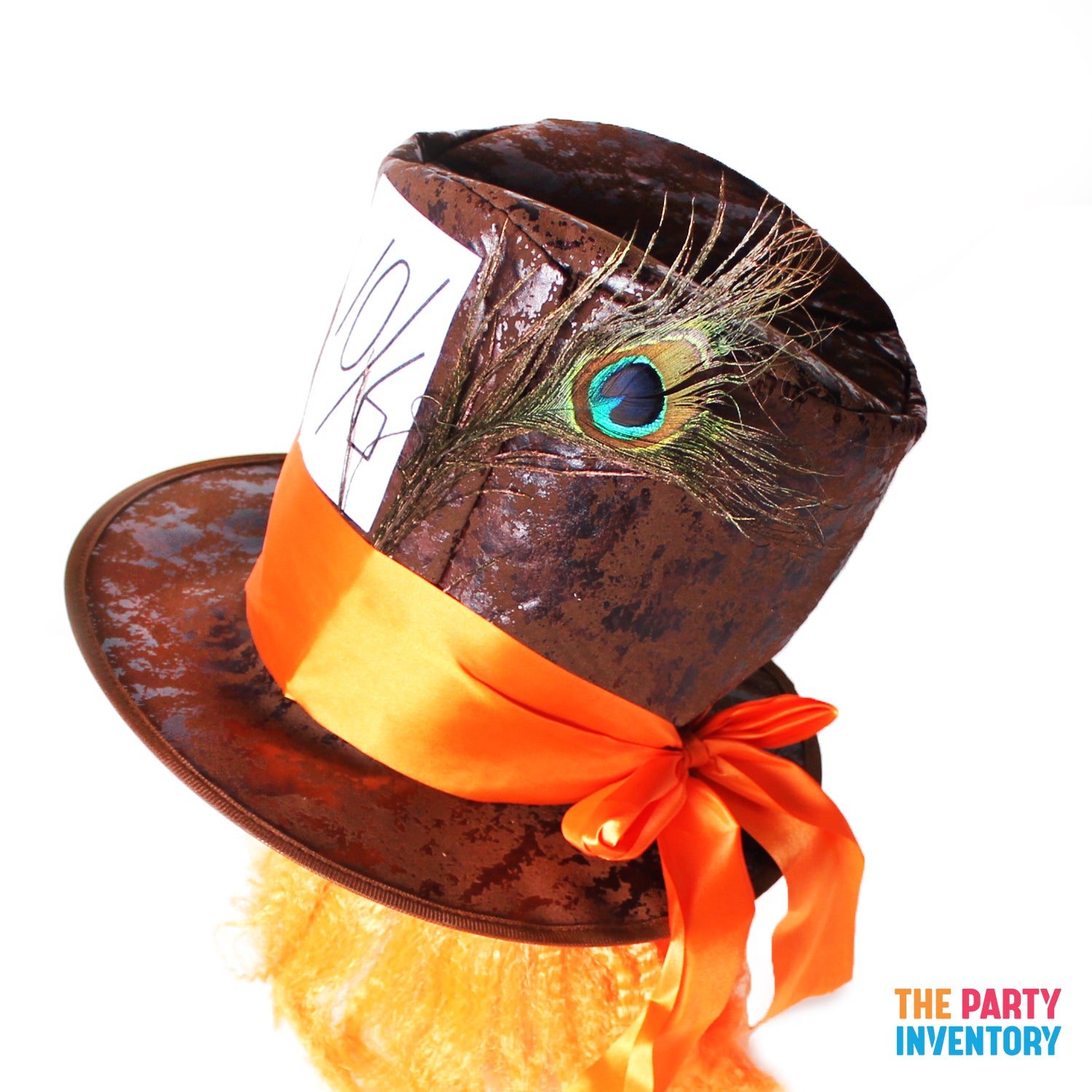 Crazy Hatter 10/6 Top Hat with Wig