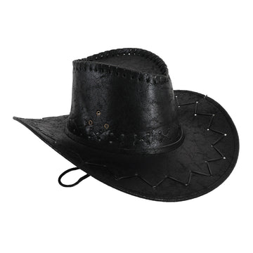 Black Vinyl Cowboy Hat