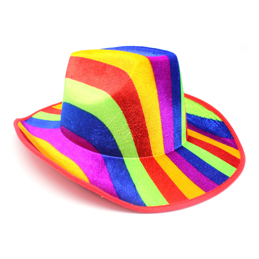 Cowboy Hat with Pattern (Rainbow)