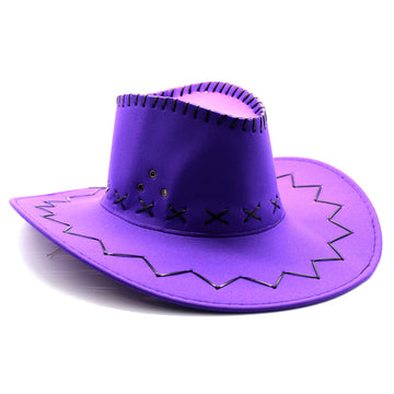 Fluro Purple Cowboy Hat
