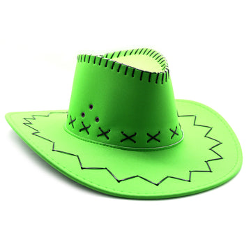 Fluro Green Cowboy Hat