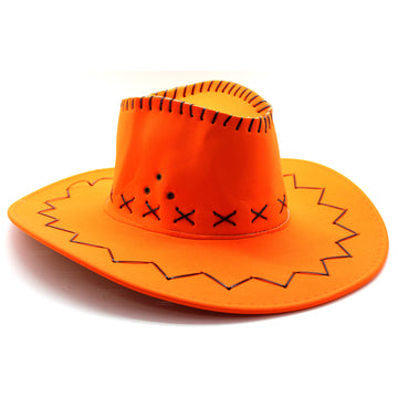Fluro Orange Cowboy Hat