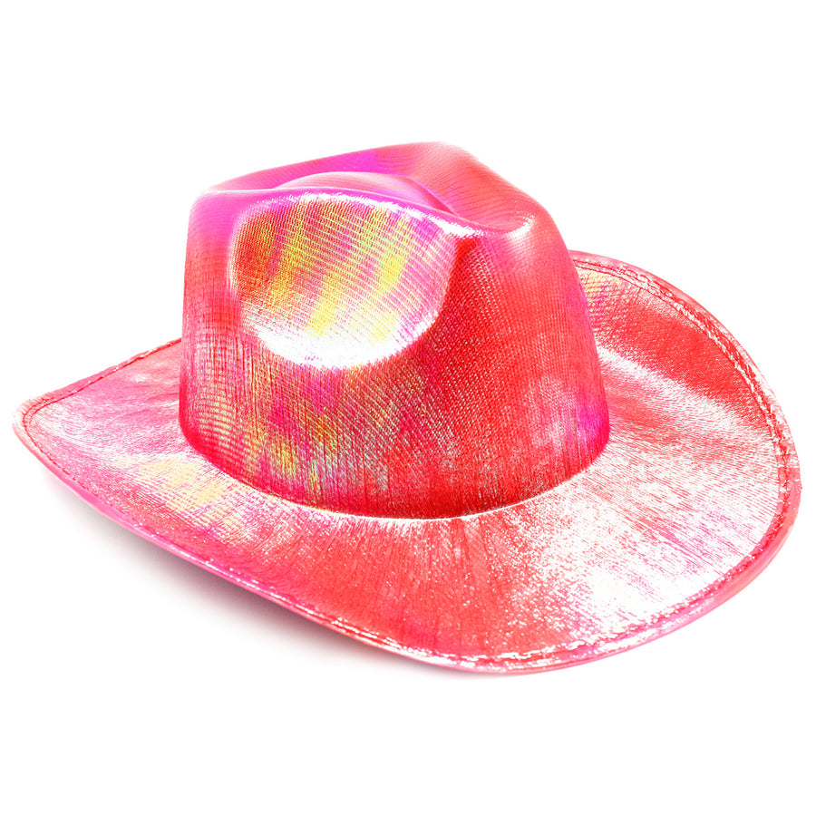 Red Metallic Cowboy Hat