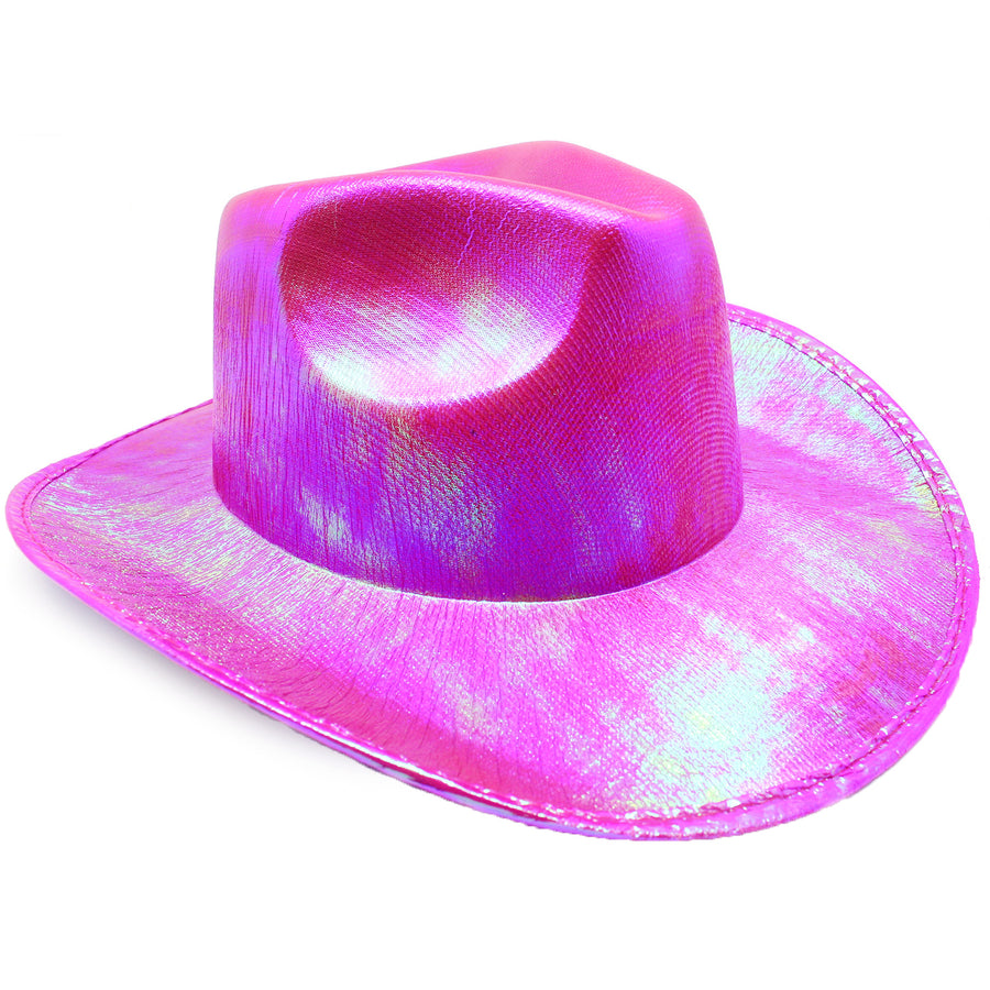 Hot Pink Metallic Cowboy Hat