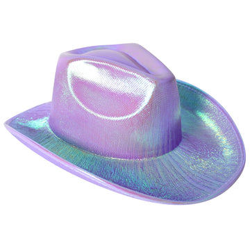 Purple Lilac Metallic Cowboy Hat