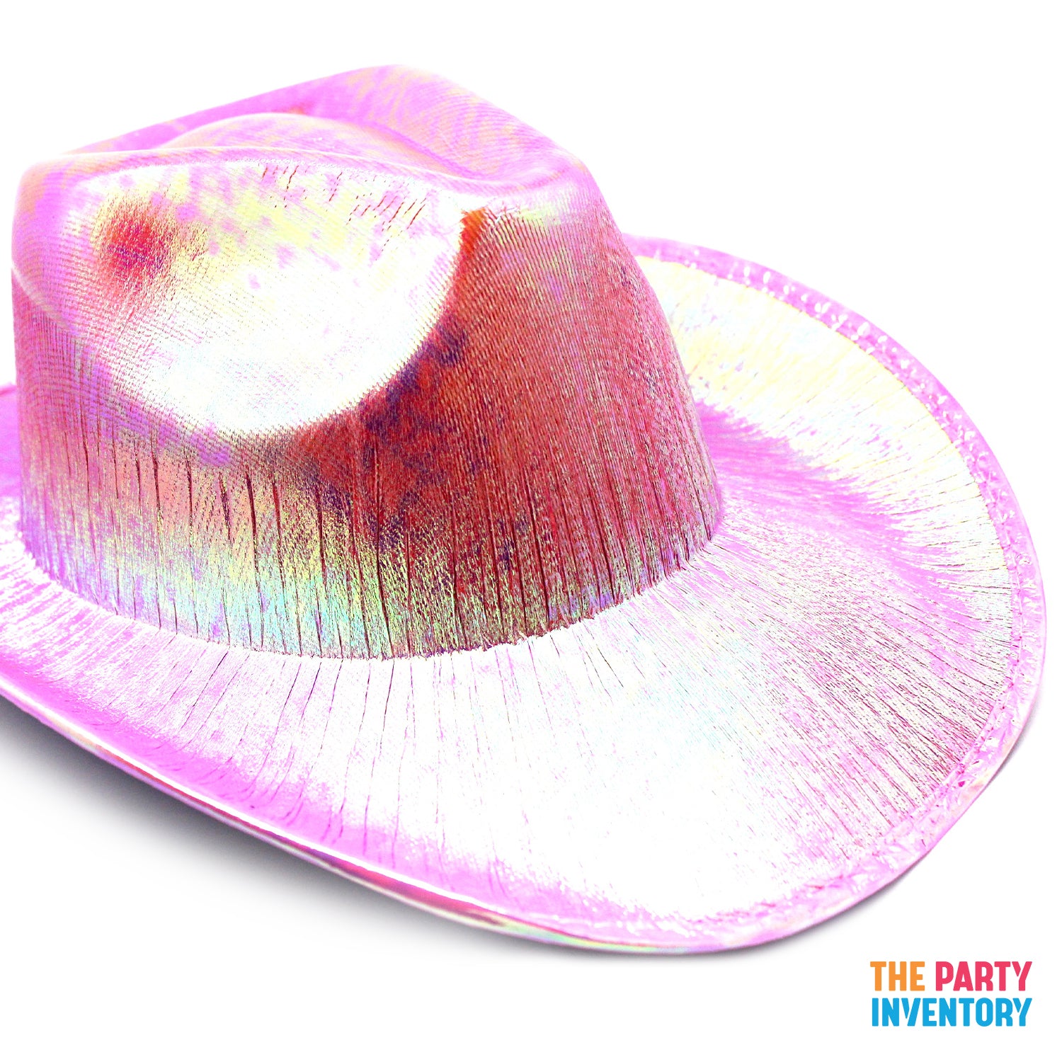 Light Pink Metallic Cowboy Hat