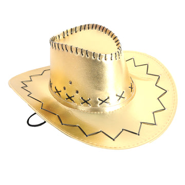Metallic Cowboy Hat (Gold)