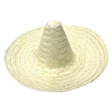Large Mexican Straw Hat (Natural)