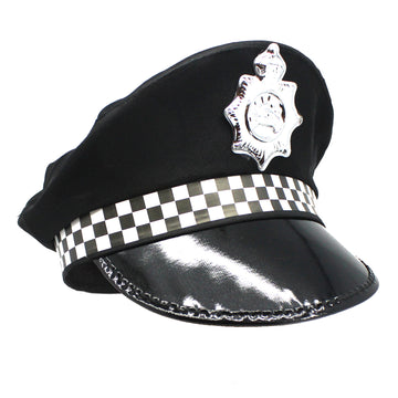 Police Officer Hat (Black)