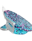 Deluxe Ice Blue Sequin Festival Cap