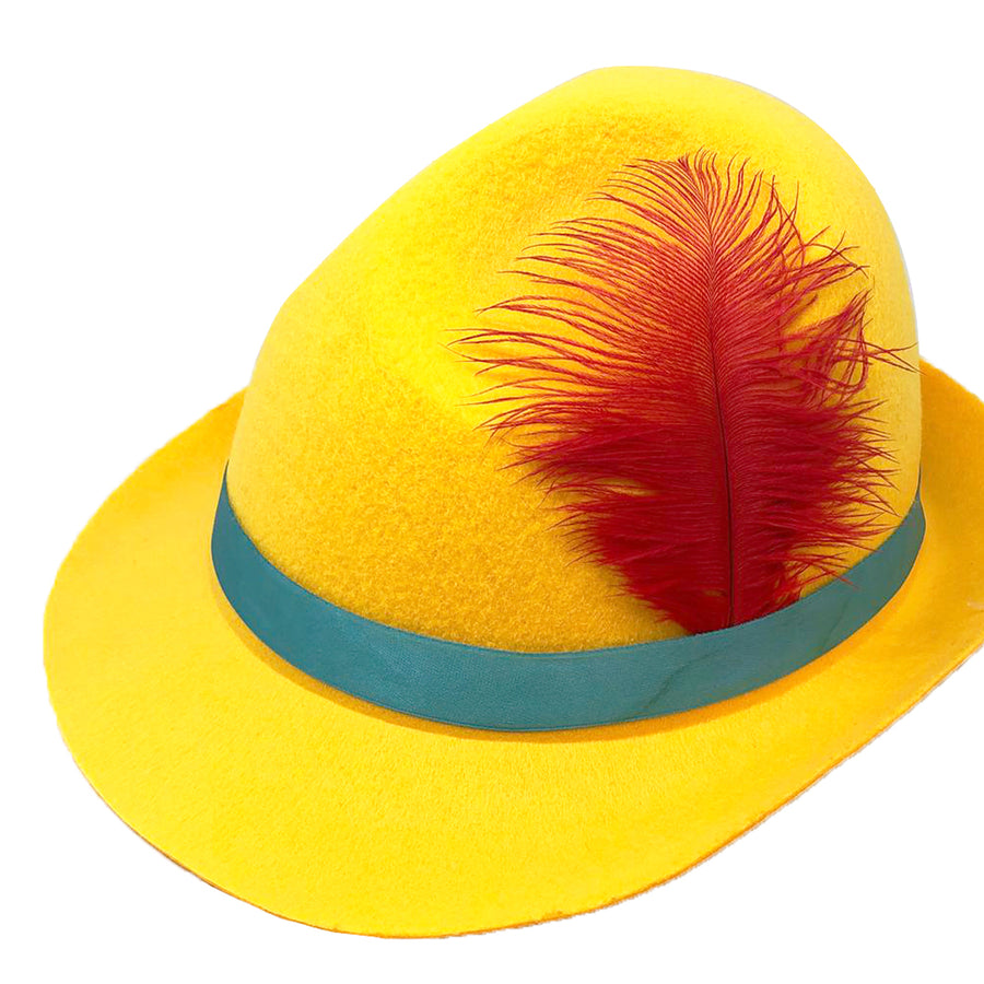 Wooden Boy Yellow Trilby Hat