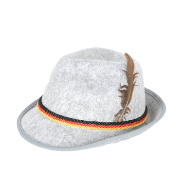German Trilby Hat (Grey)