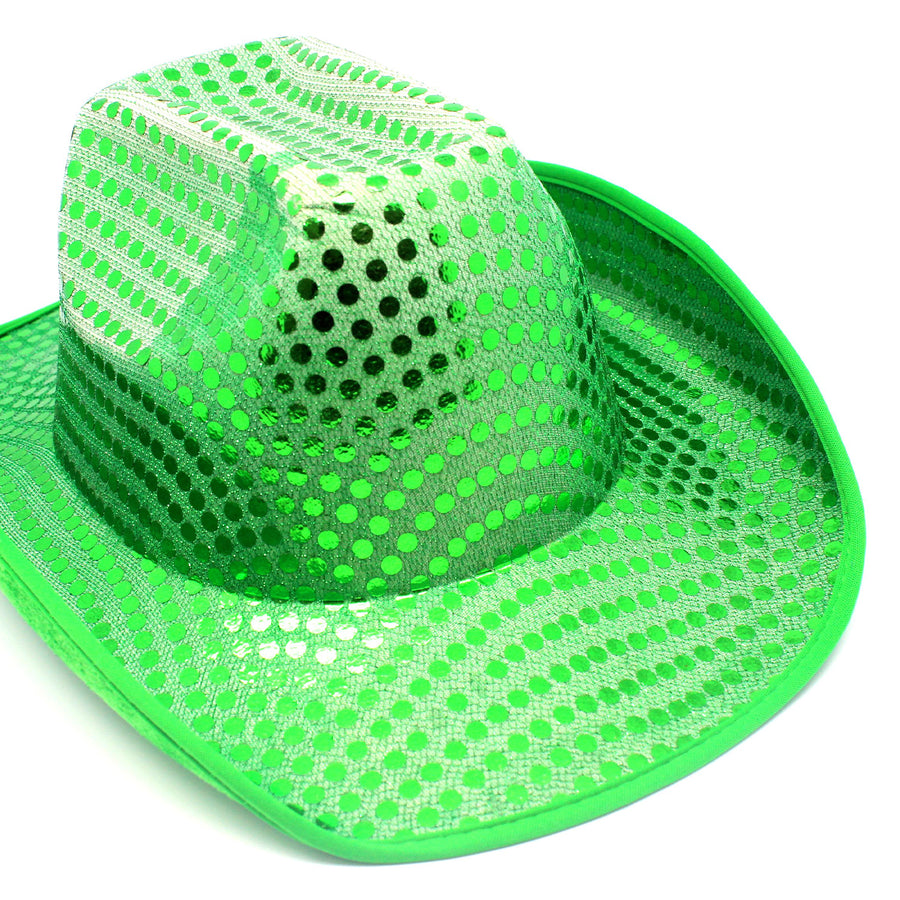 Green Sequin Cowboy Hat