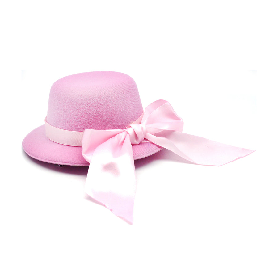 Small Pink Hair Hat with Bow