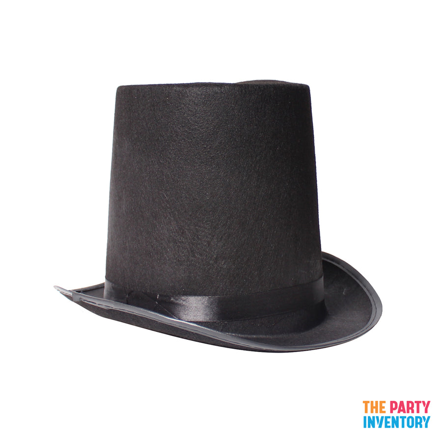 Black Extra Tall Top Hat (20cm)