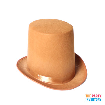 Brown Extra Tall Top Hat (20cm)