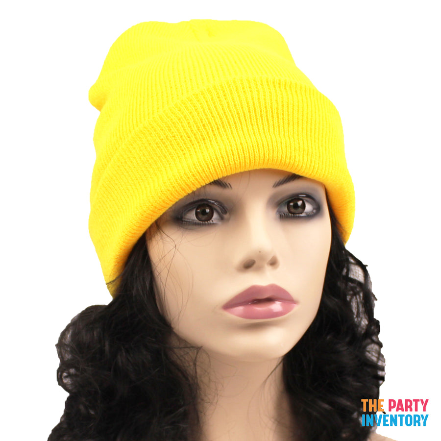 Plain Colour Beanie (Yellow)