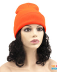 Plain Colour Beanie (Orange)