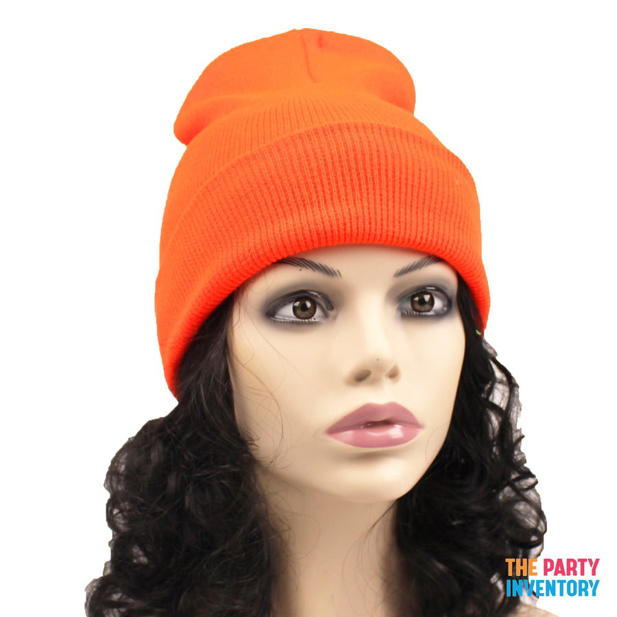 Plain Colour Beanie (Orange)