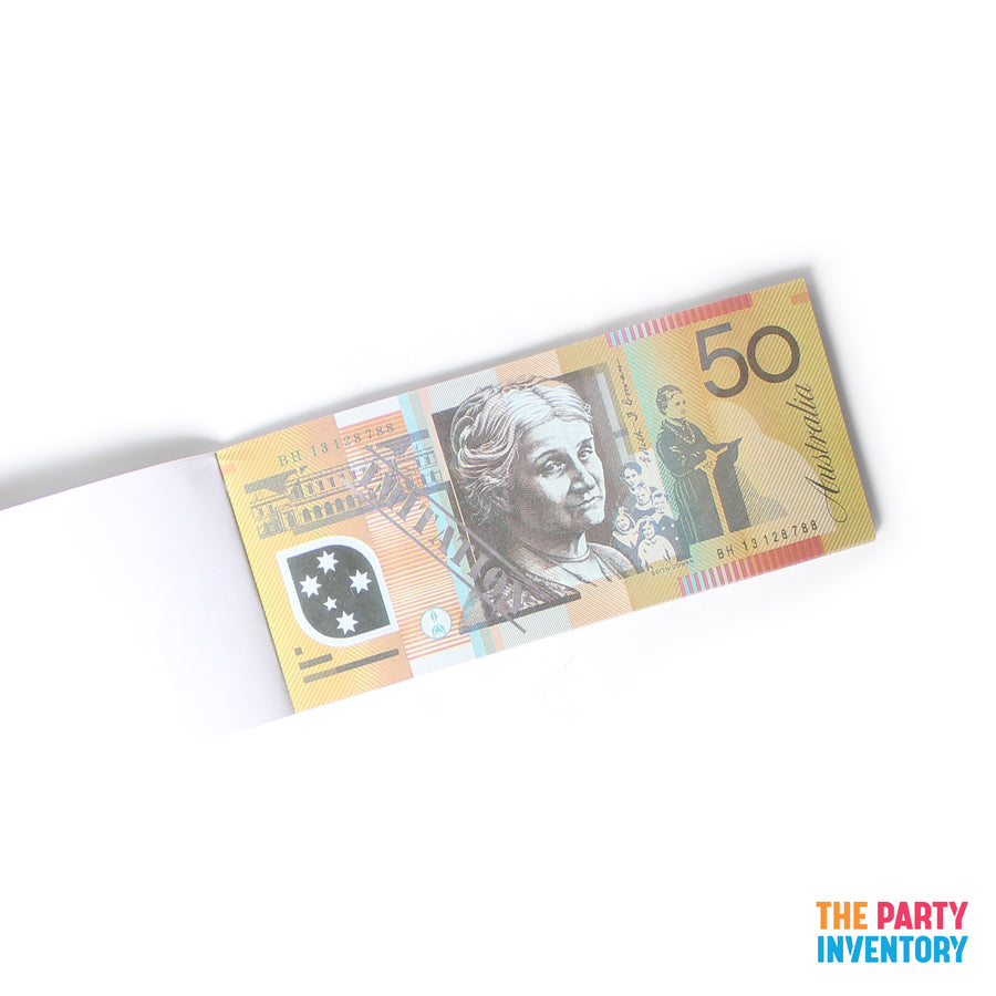 Souvenir Money Note Pads ($50)