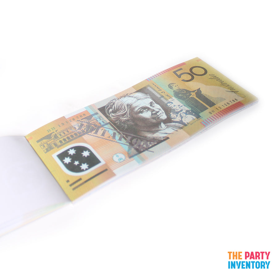 Souvenir Money Note Pads ($50)