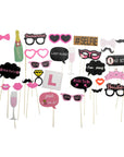 Pink Hens Party Photo Prop Kit