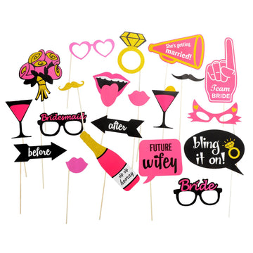 Bride To Be Hens Party Photo Prop Kit