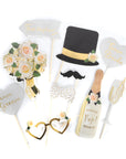 Wedding Party Photo Prop Kit