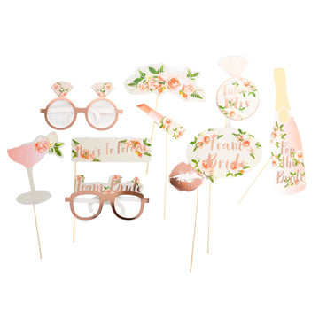 Floral Hens Party Photo Props Kit