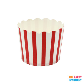 Red Thin Stripe Paper Cupcake Cups (25pk)