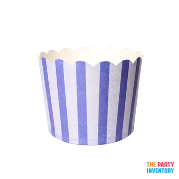 Purple Vertical Stripe Paper Cupcake Cups (25pk)