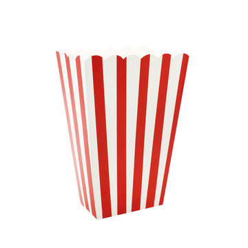 6pcs Popcorn Box (Red Stripe)