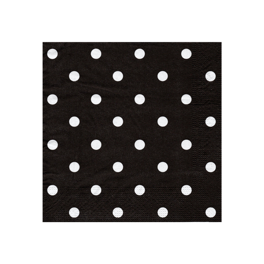 Polka Dot Napkins (Black)