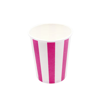 Paper Cups (Stripe Hot Pink)