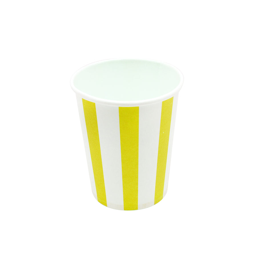 Paper Cups (Stripe Yellow)