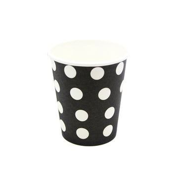 Paper Cups (Polka Dot Black)