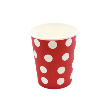 Paper Cups (Polka Dot Red)