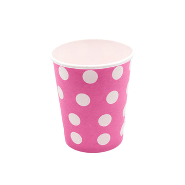 Paper Cups (Polka Dot Pink)