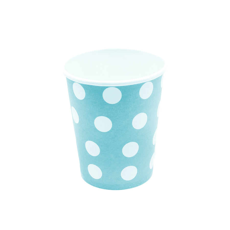 Paper Cups (Polka Dot Light Blue)