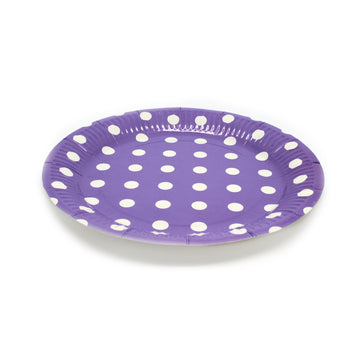 Paper Plates (Polka Dot Purple)