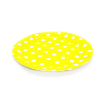 Paper Plates (Polka Dot Yellow)