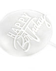 3D Happy Birthday Cake Topper