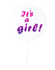 It's A Girl Baby Shower Cake Topper
