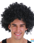 Mens Afro Wig (Black)